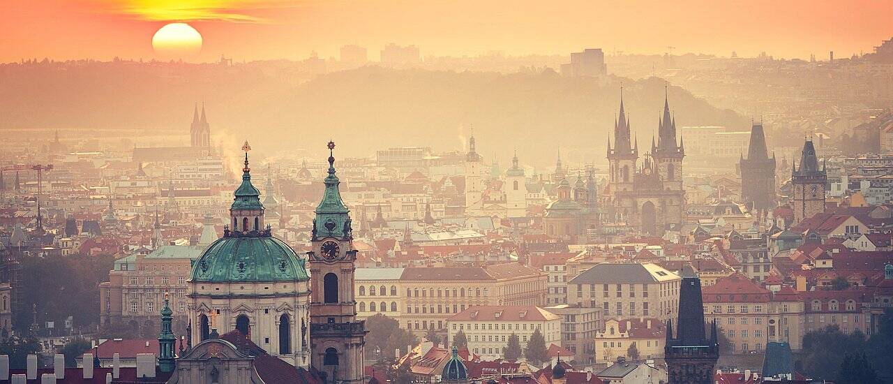 Europe tour skyline Prague